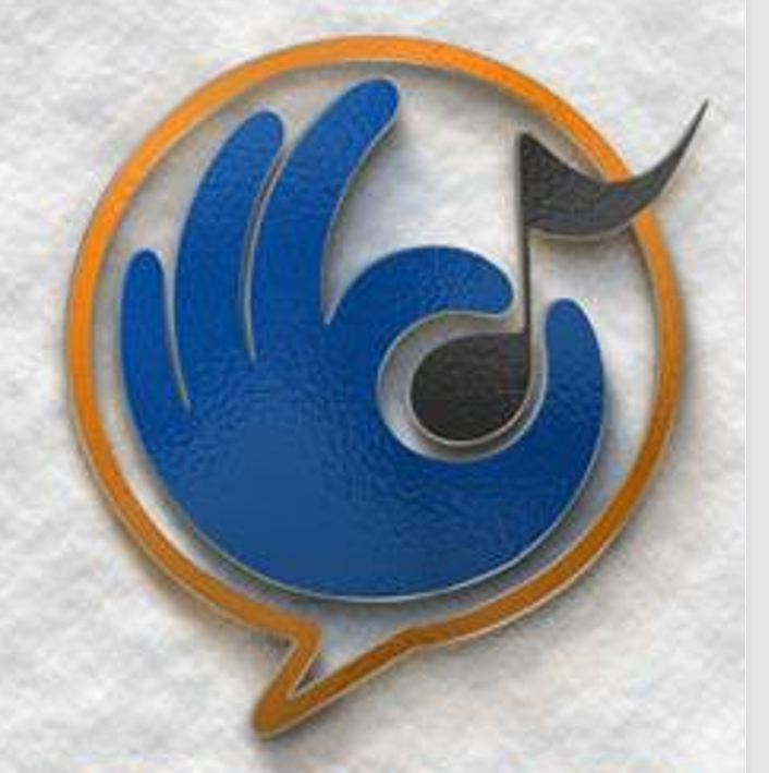 StateSong hand and musical note logo